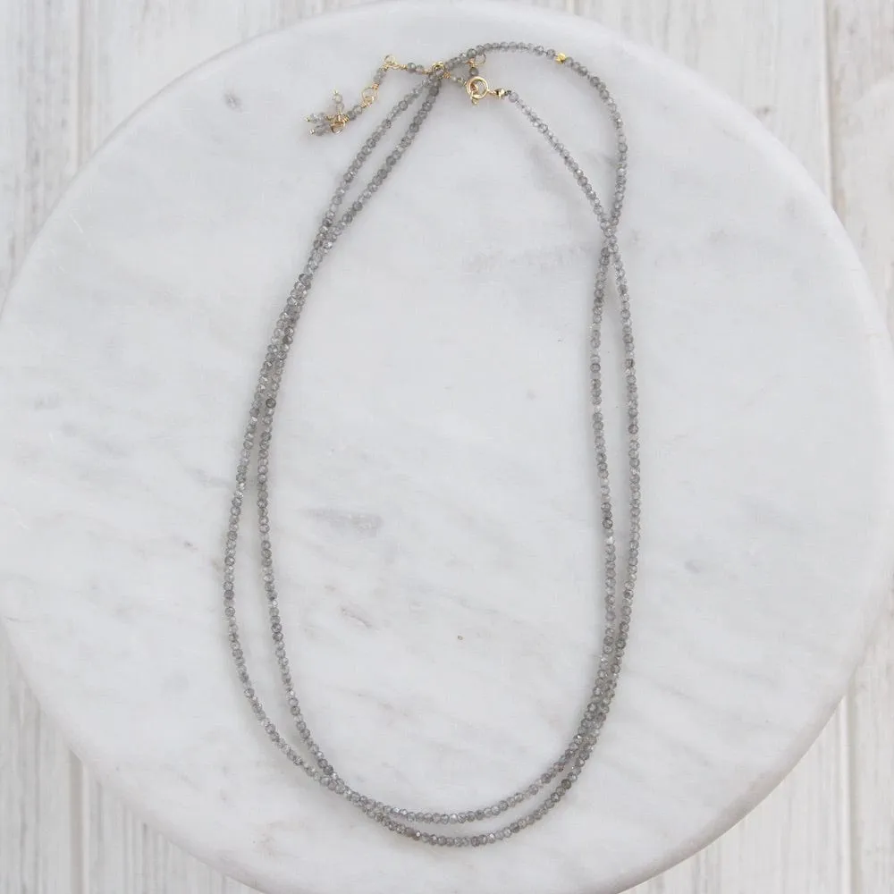 Labradorite Wrap Bracelet & Necklace