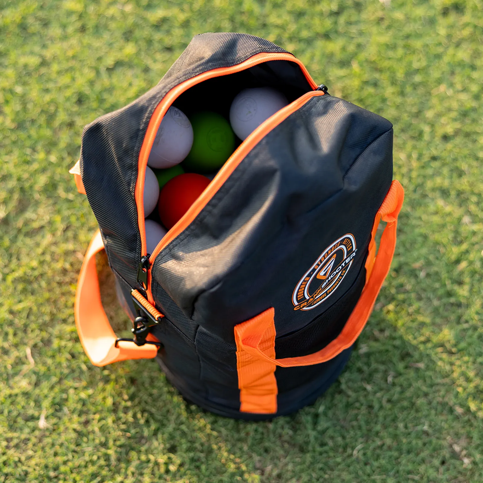 Lacrosse Ball Bag by Crankshooter® Holds Up To 75 Balls - Free Shipping