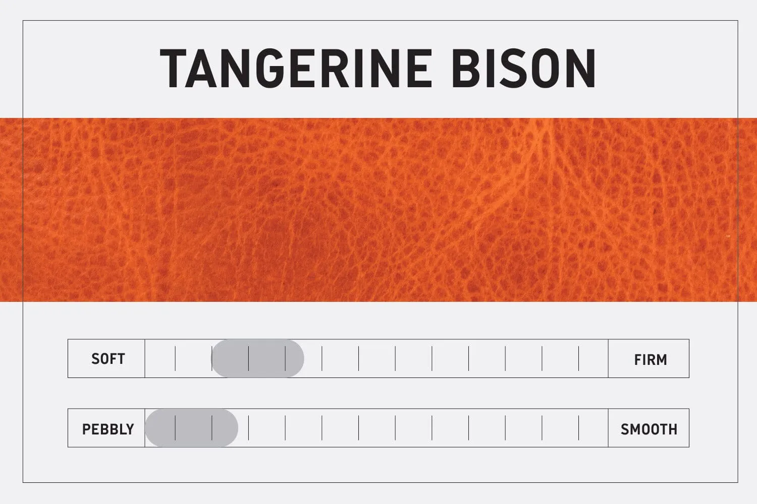 LEATHER FANNY PACK / LEATHER WAIST BAG - DELUXE - TANGERINE BISON