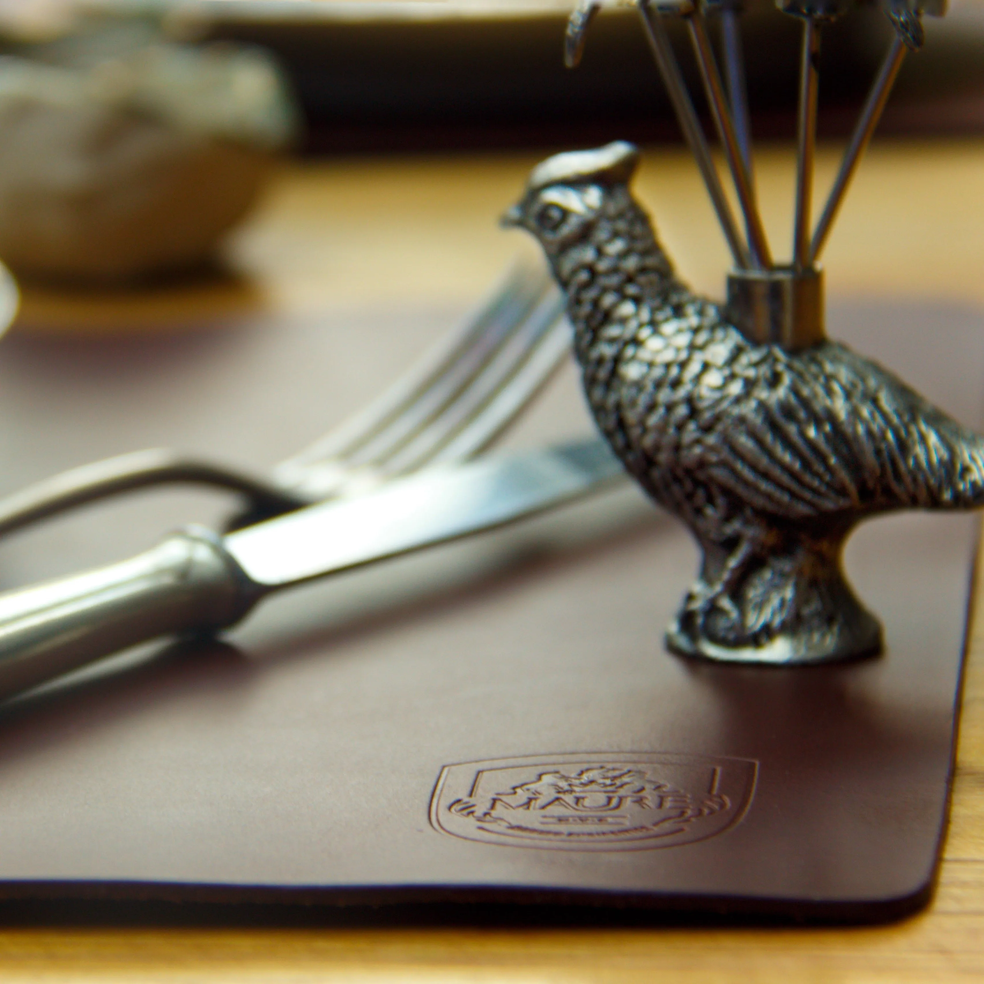 Leather Placemat Set - Italian Craftsmanship, Sophisticated Design