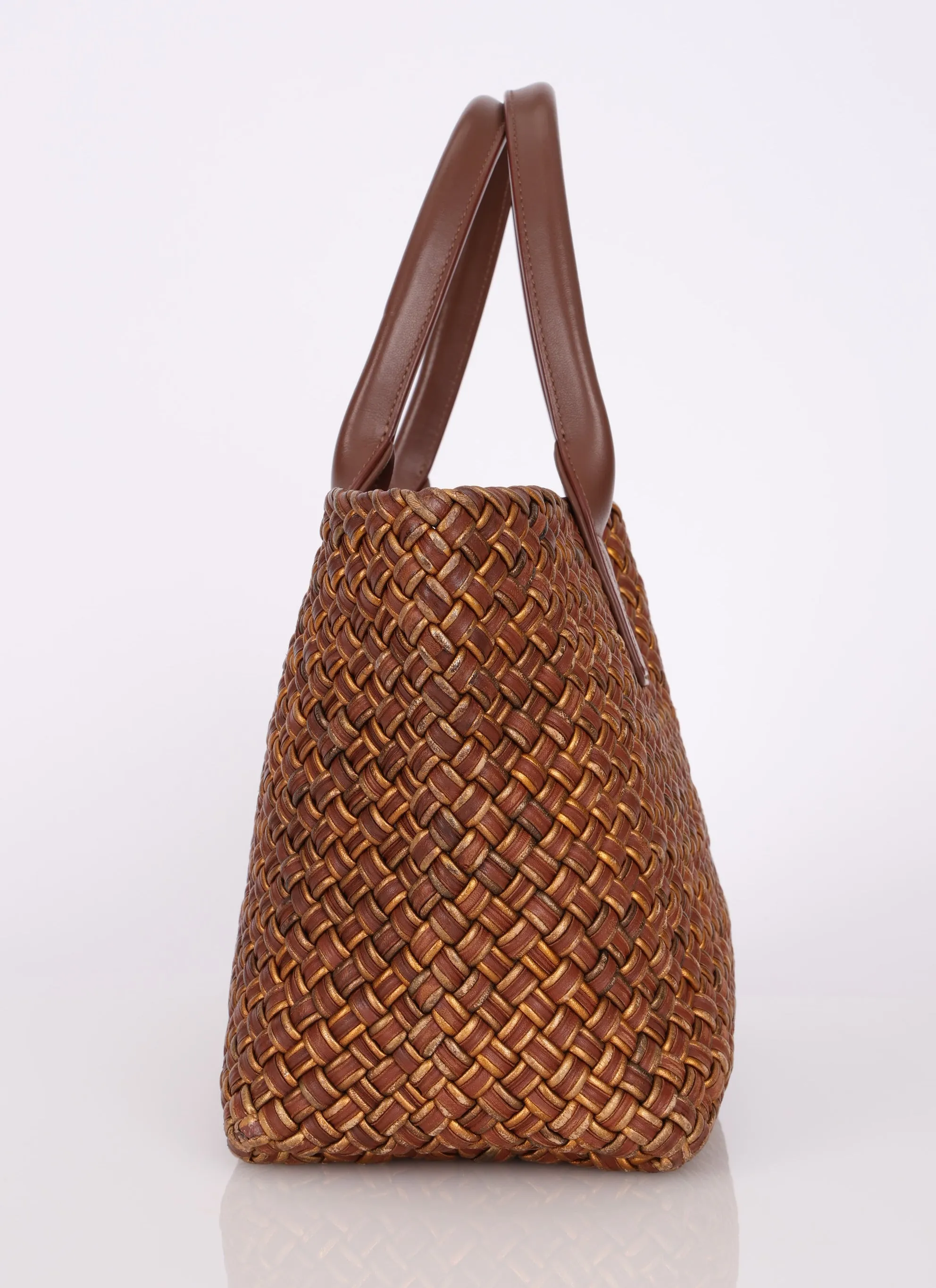 Limited Edition Bottega Veneta Metallic Cabat PM
