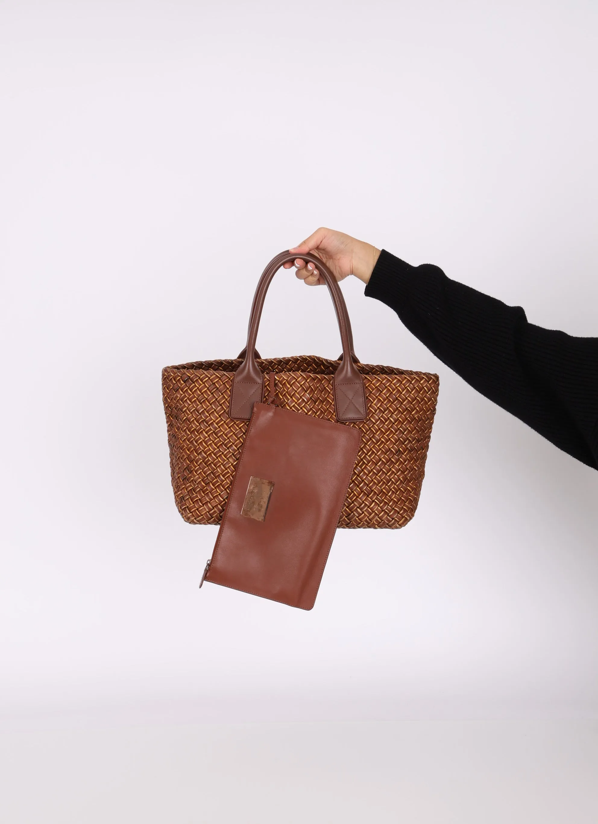 Limited Edition Bottega Veneta Metallic Cabat PM