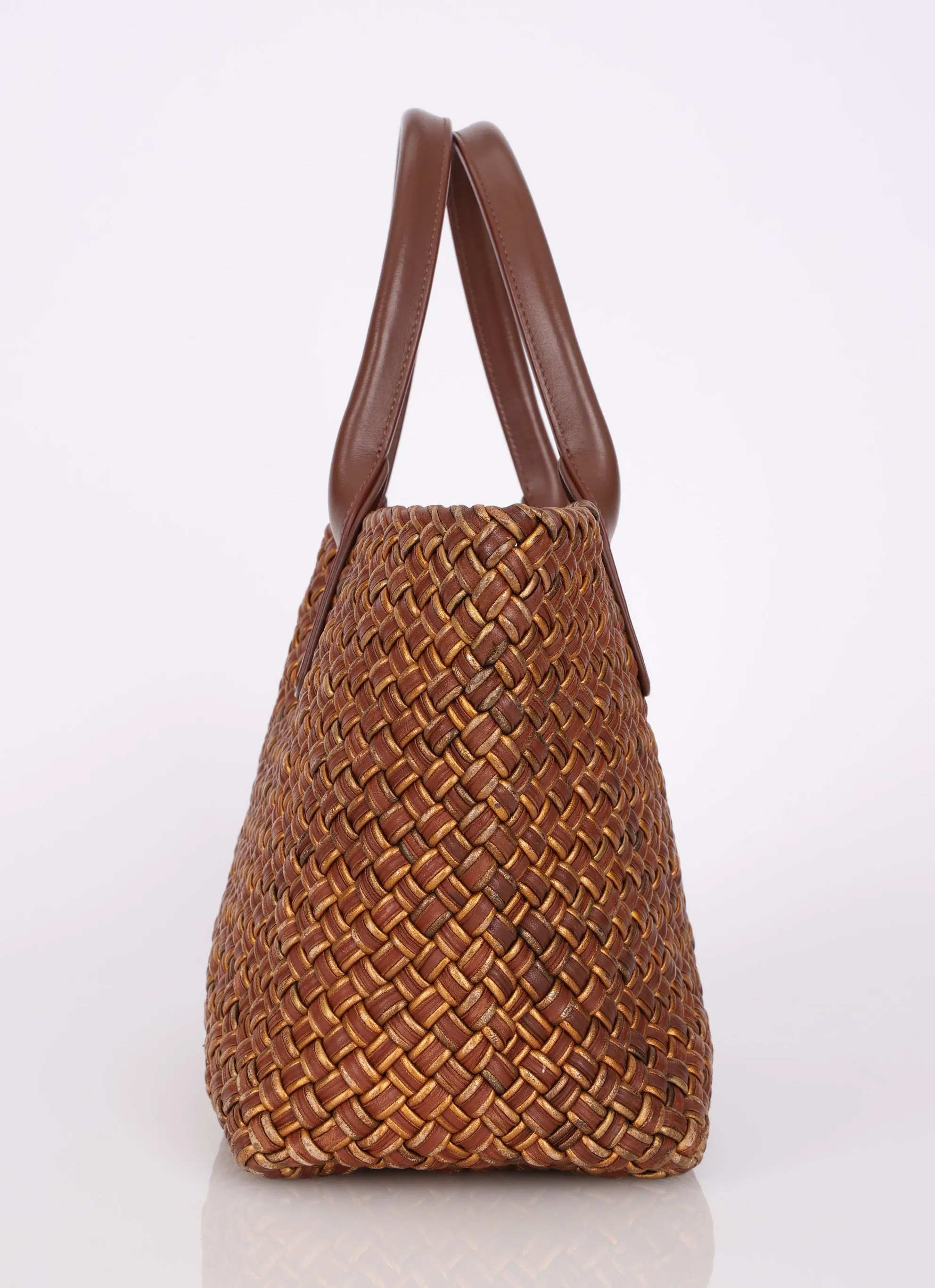 Limited Edition Bottega Veneta Metallic Cabat PM