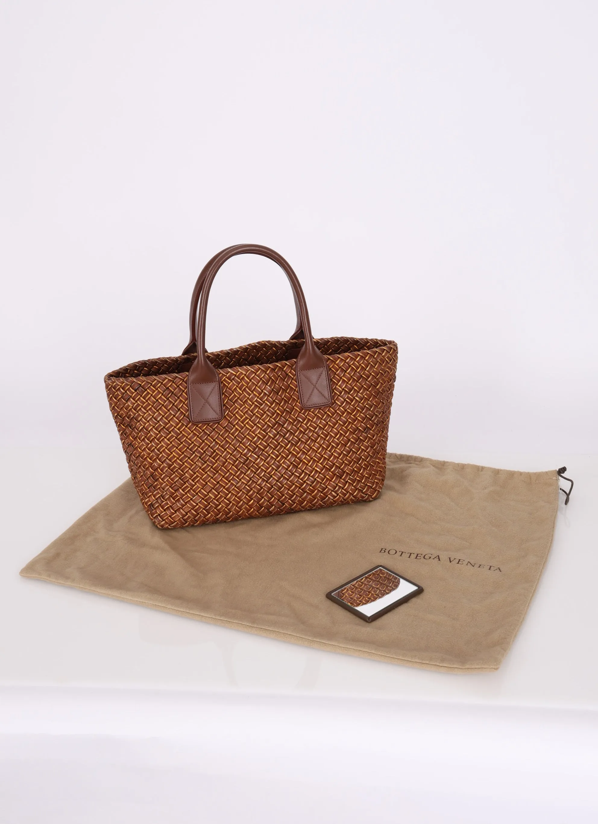 Limited Edition Bottega Veneta Metallic Cabat PM