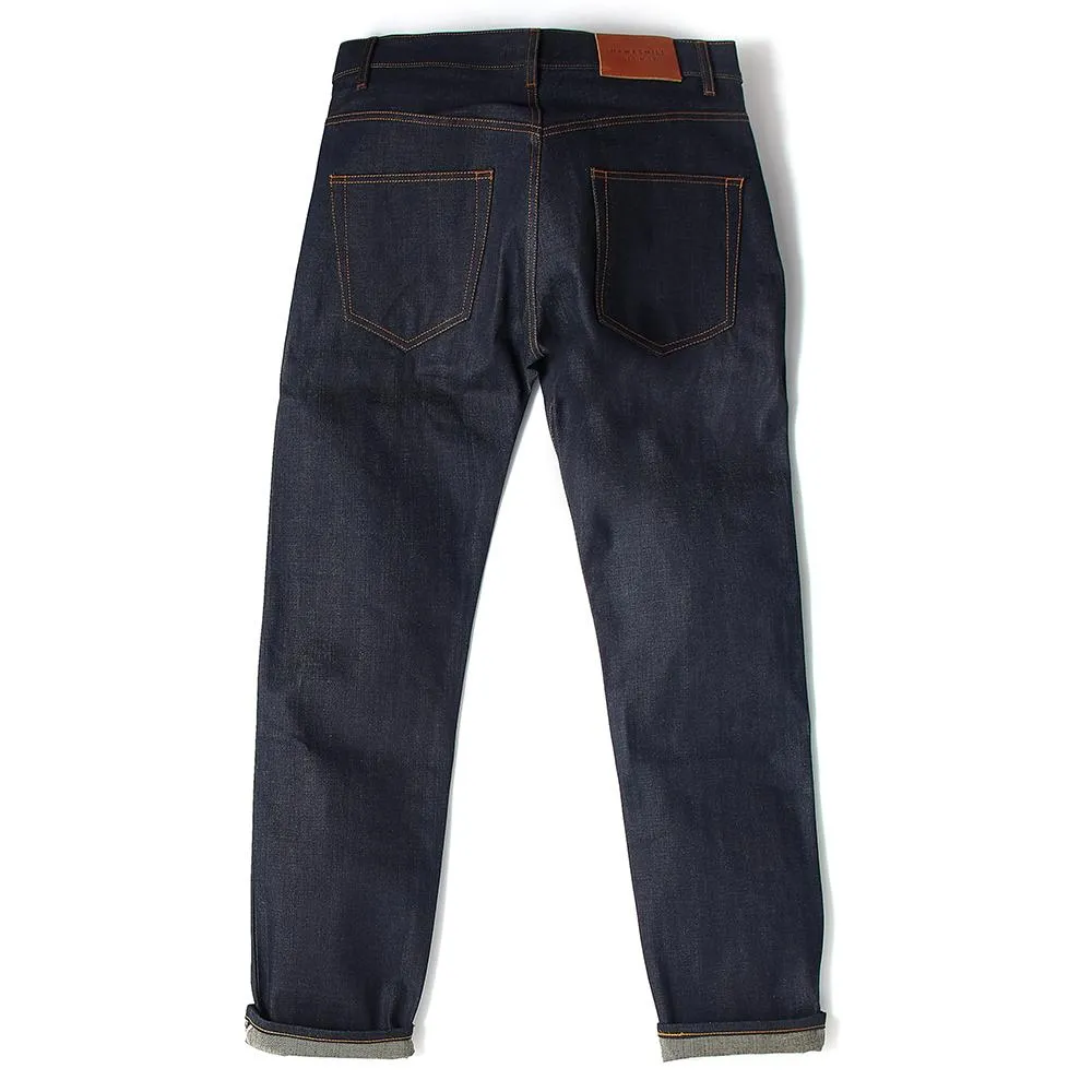 Loose Tapered Nihon Menpu Selvedge Jeans Made In England (Indigo)