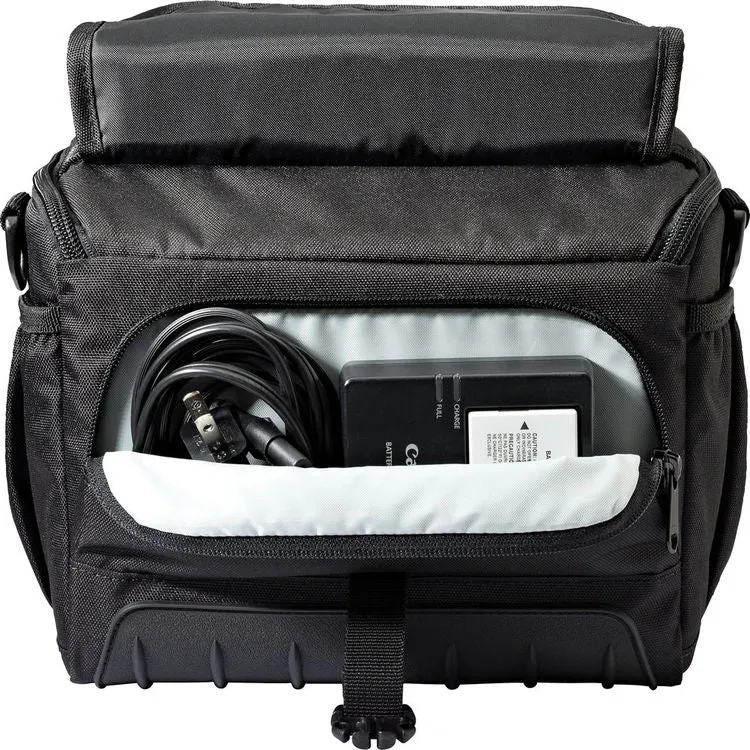 Lowepro Adventura SH 160 II / SH 160 III Padded Shoulder Camera Bag with Built-in Belt Loop and Adjustable Shoulder Strap (Black)