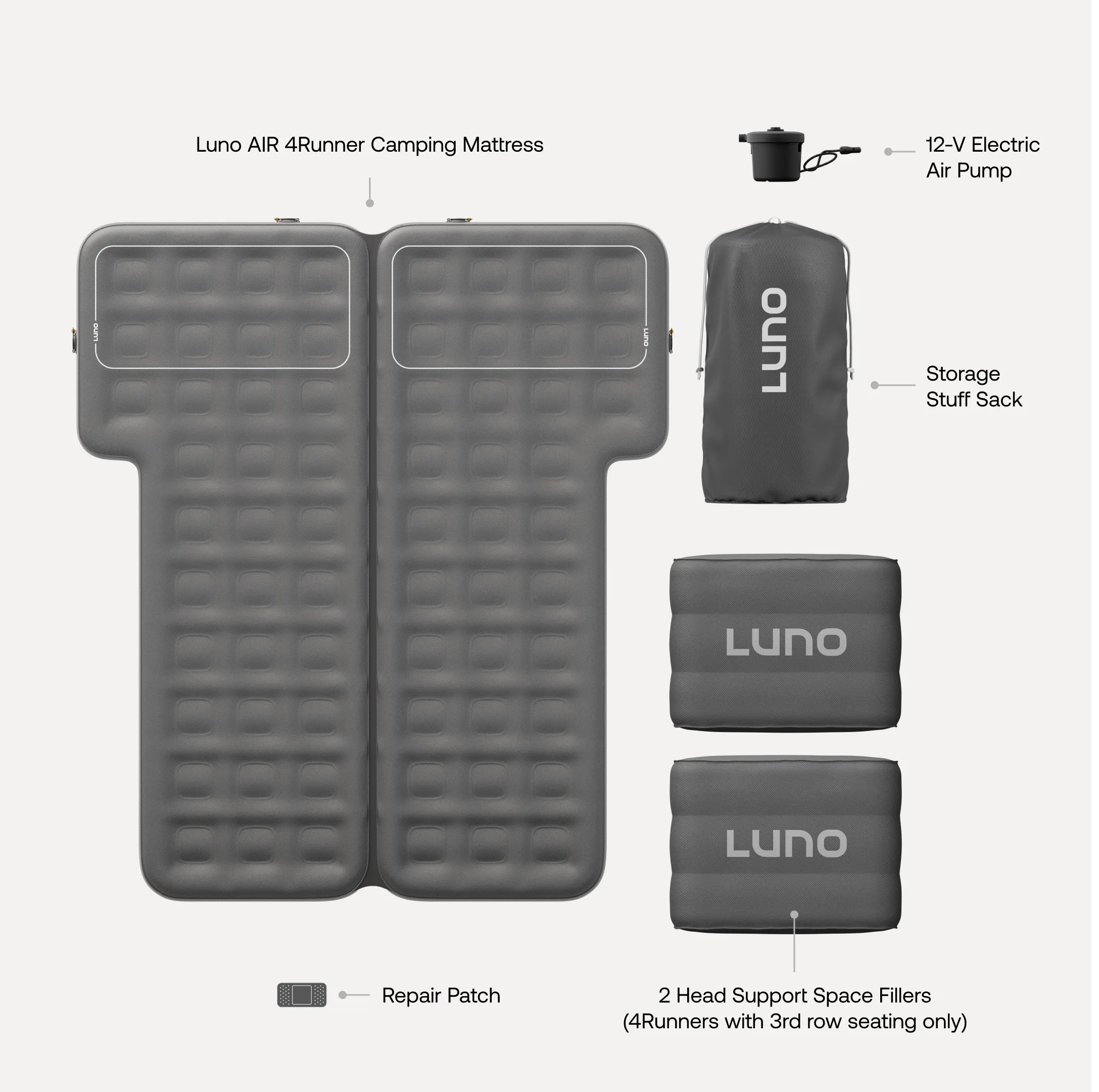 Luno AIR 4Runner Vehicle Mattress