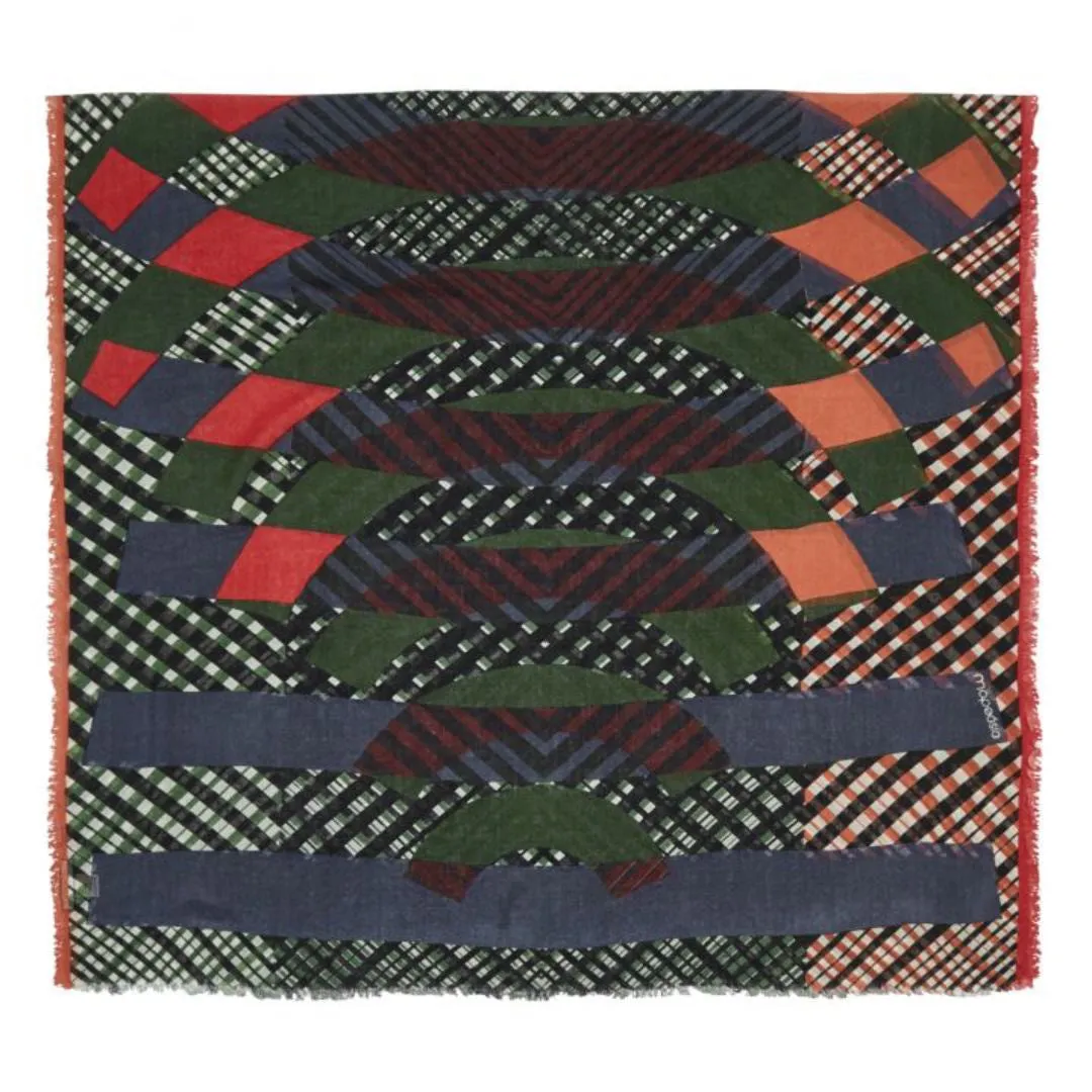 Ma Poesie Wool Scarf | Percussion Khaki