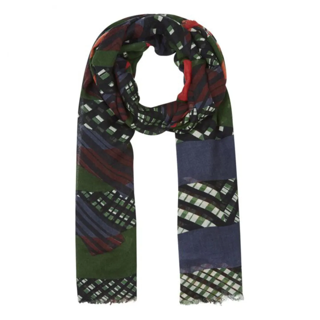 Ma Poesie Wool Scarf | Percussion Khaki