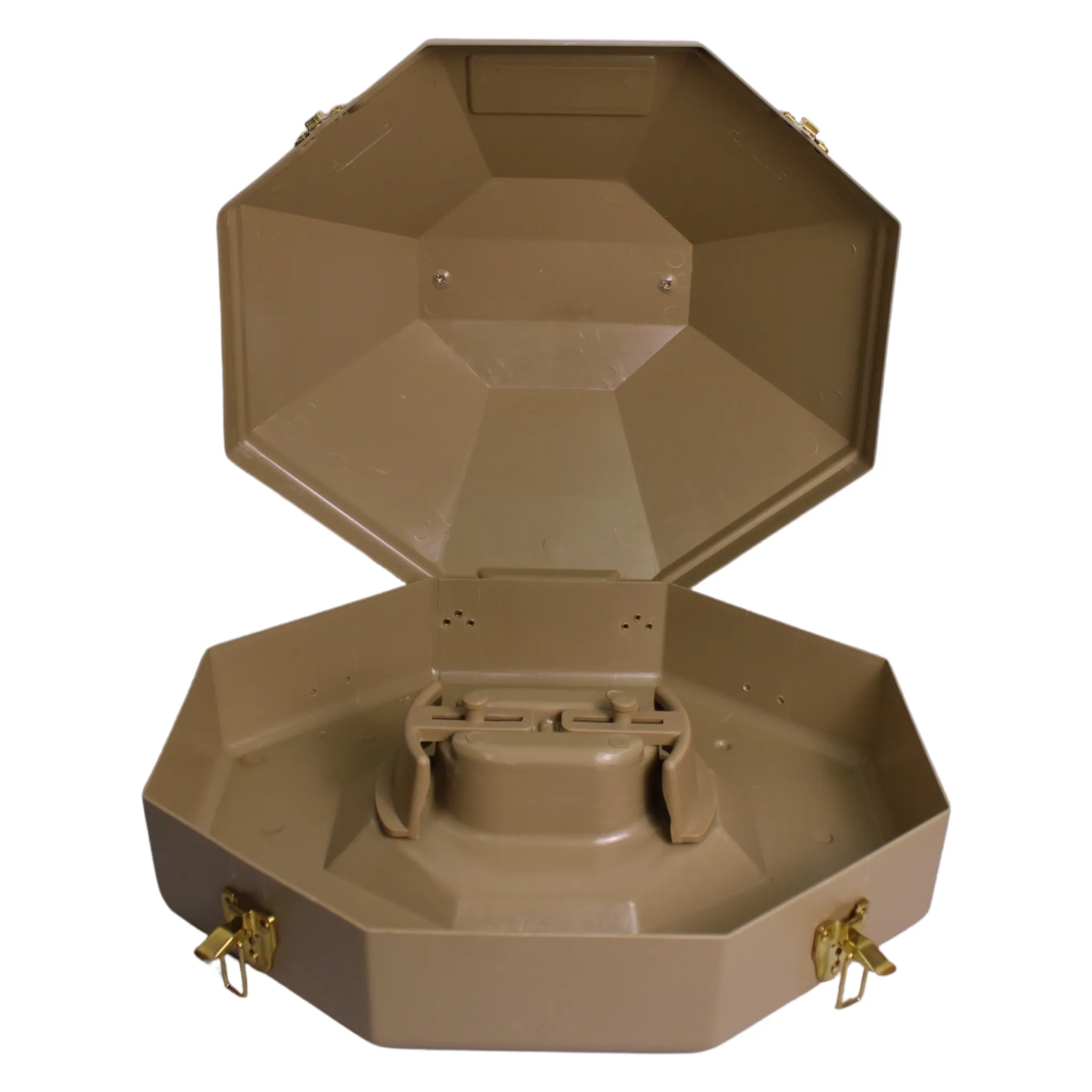 M&F Single Plastic Hat Carrier Beige