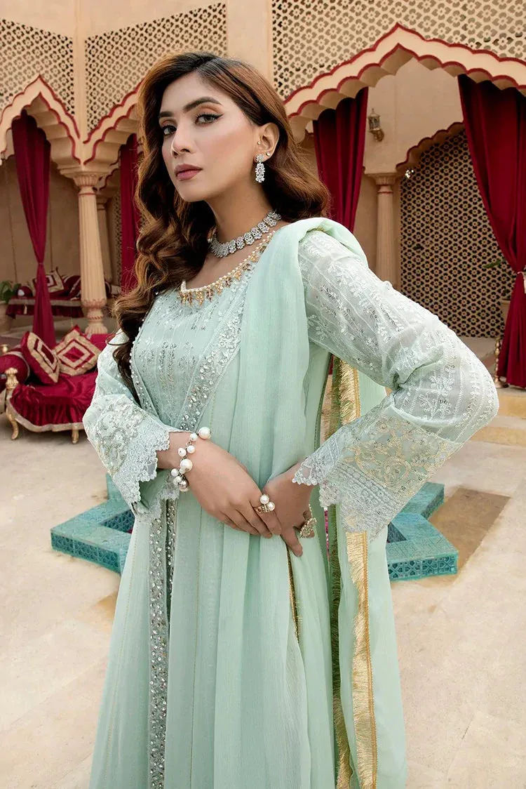 Manahils - Jal Pari RTW Collection - Kurti-B-005-Aqua
