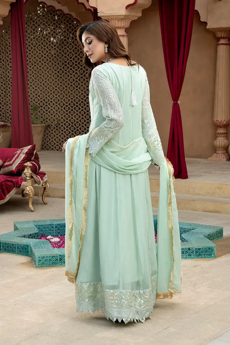 Manahils - Jal Pari RTW Collection - Kurti-B-005-Aqua