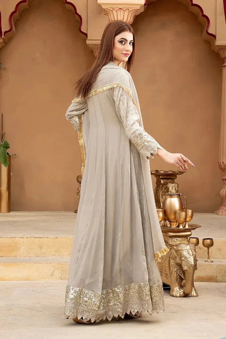 Manahils - Jal Pari RTW Collection - Kurti-B-005-Sand