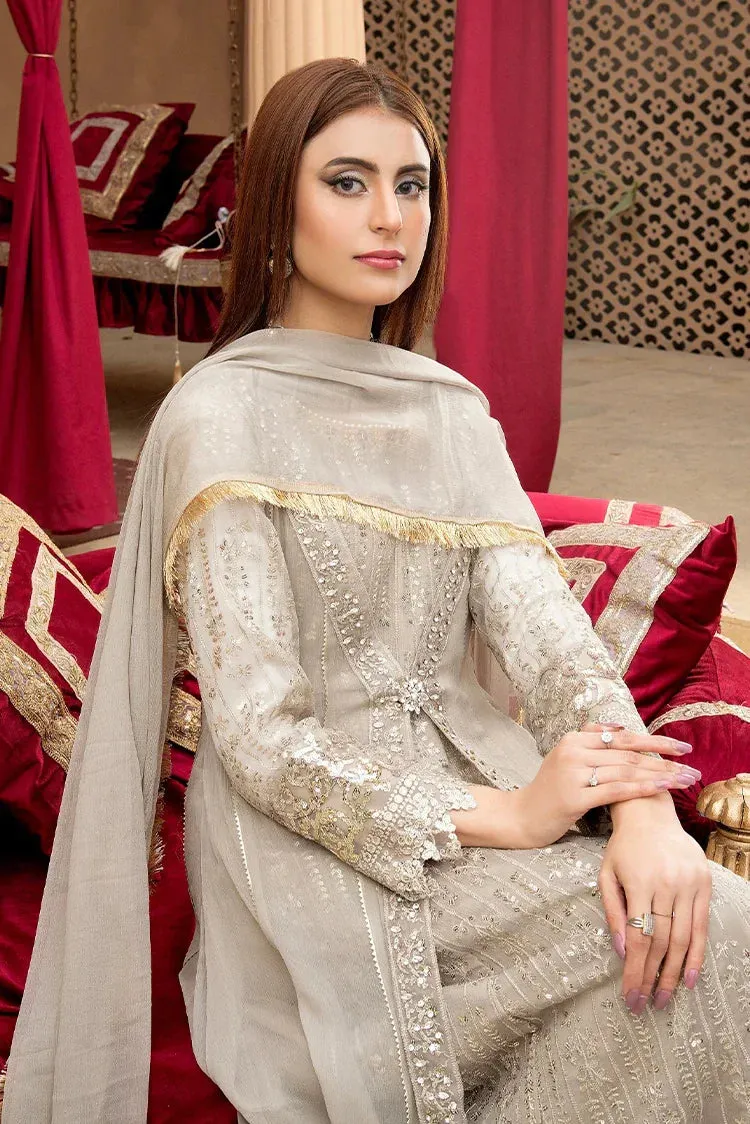 Manahils - Jal Pari RTW Collection - Kurti-B-005-Sand