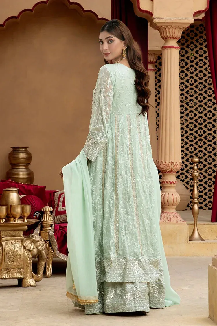 Manahils - Jal Pari RTW Collection - Kurti-B-007-Aqua