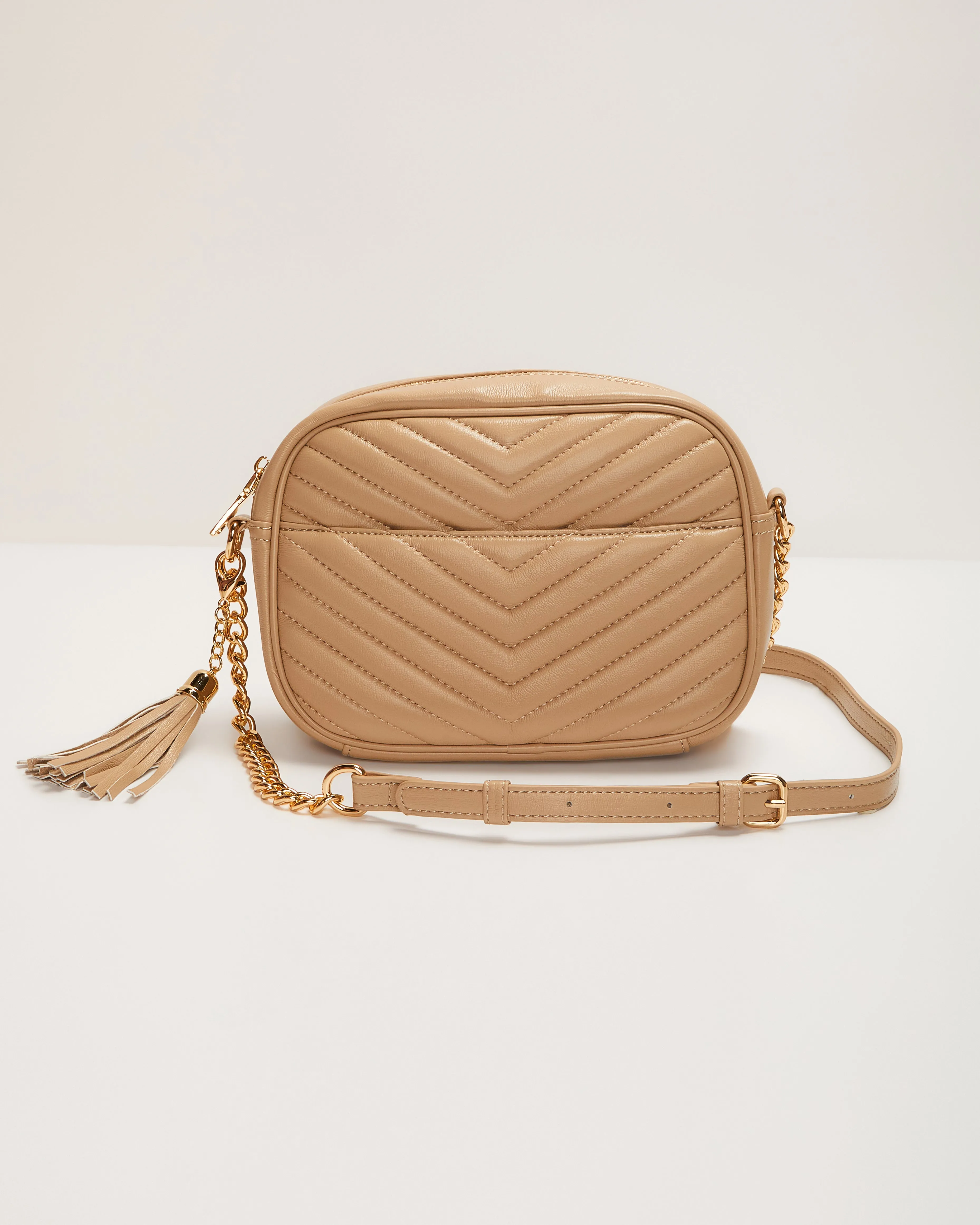 Marceli Chevron Crossbody Camera Bag