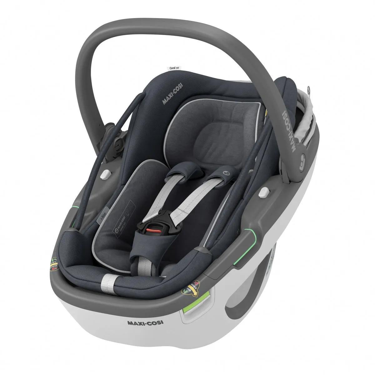 Maxi Cosi Infant Carrier Coral 360 Essential Graphite Birth to 12 Months - Open Box