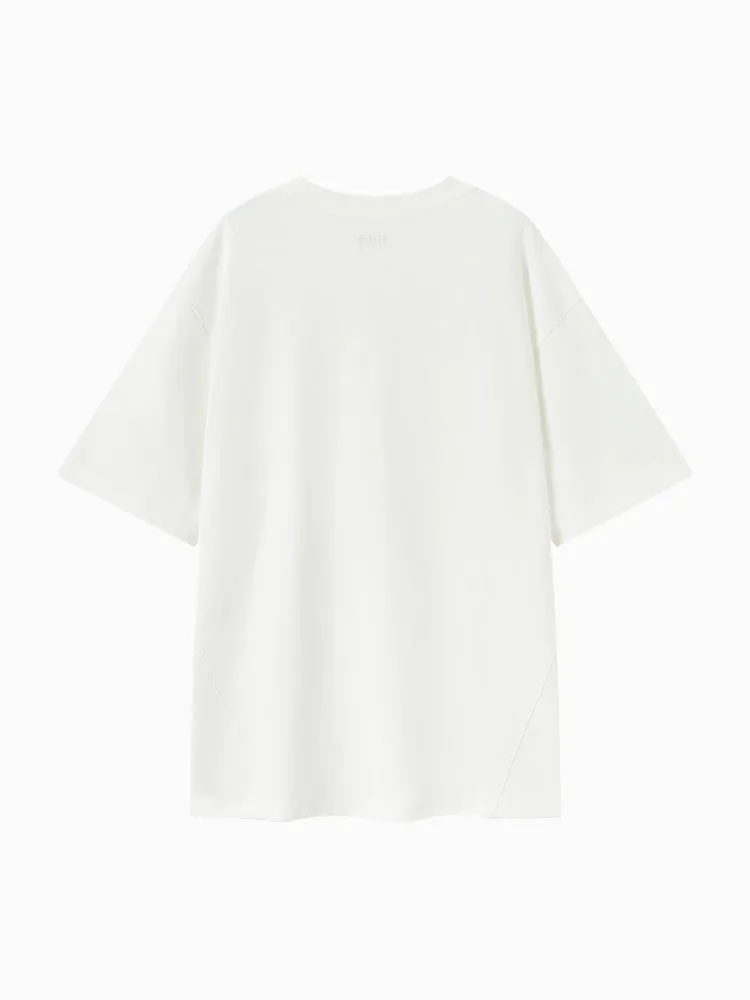 Men's Knitted Round Neck Short Sleeves T-Shirt
