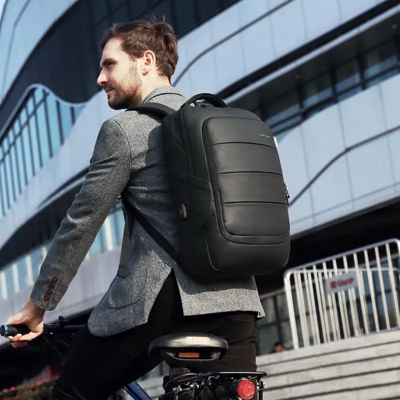 Men's Waterproof Travel Backpack For 15.6 Inch Laptop