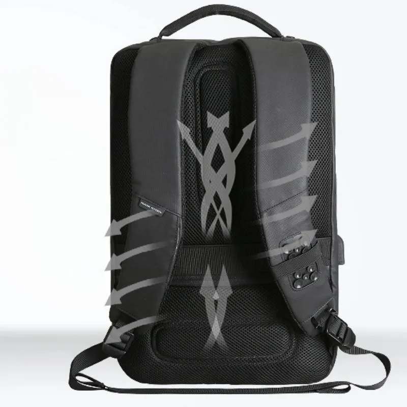Men's Waterproof Travel Backpack For 15.6 Inch Laptop