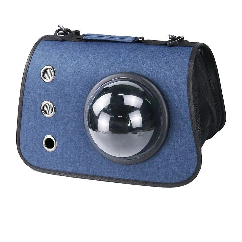 Mewoofun Cat Carrier Bags Breathable Pet Small Dog Cat Shoulder Foldable Bags Travel Space Capsule Cage Transport Bag Dropship