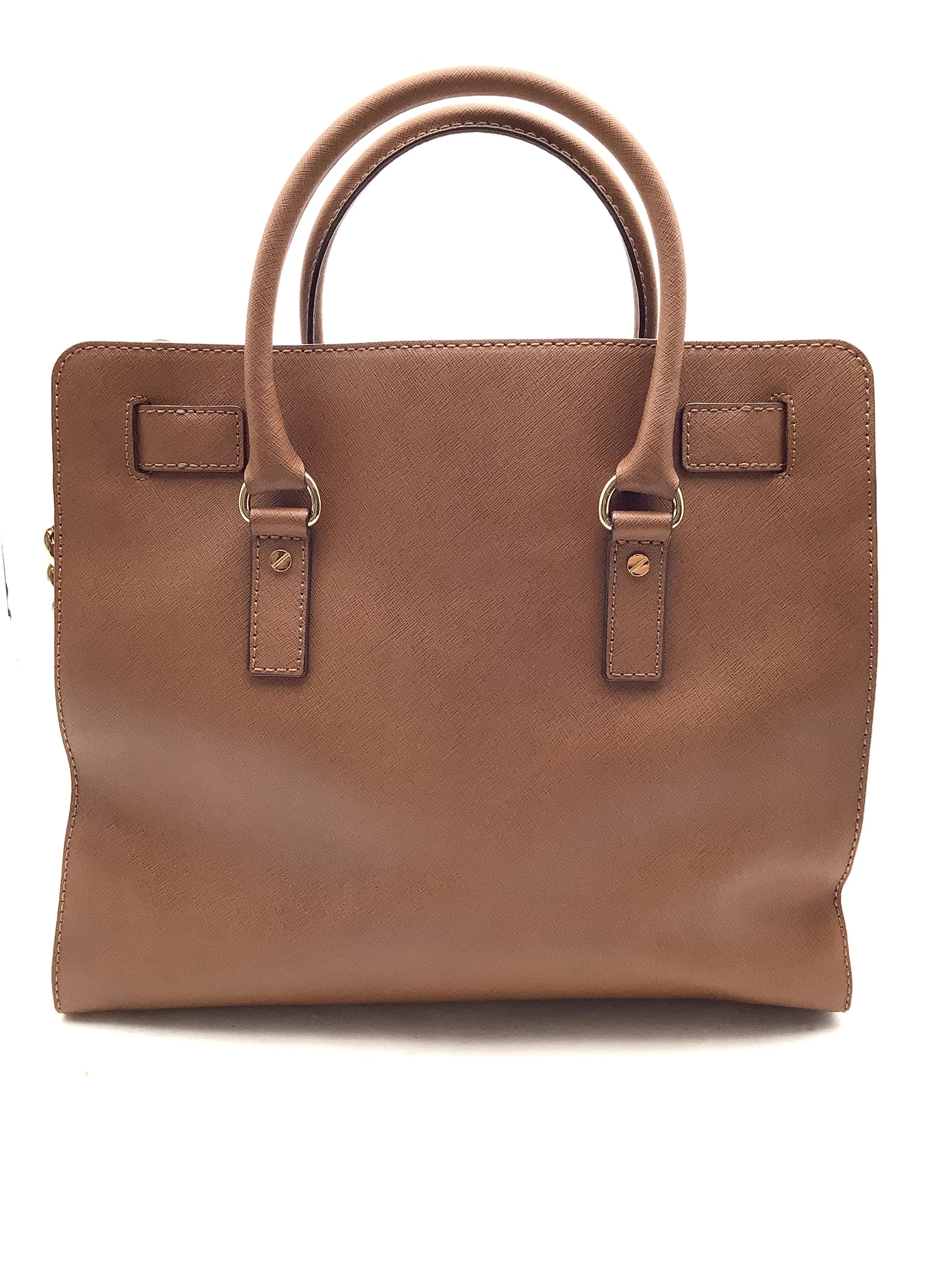 Michael Kors Women's Hamilton Tote Cognac Large Leather