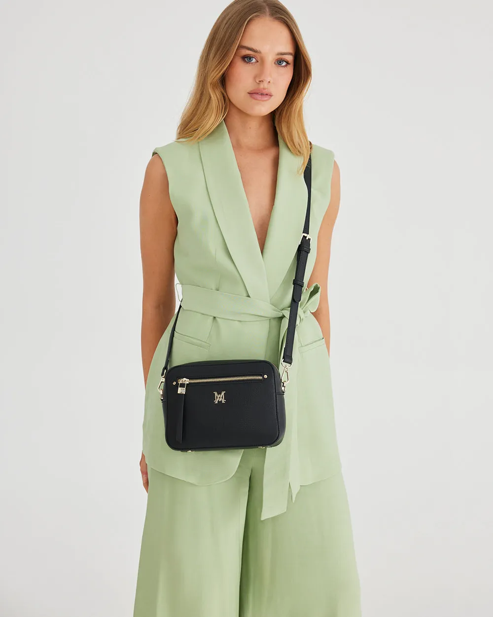 Molly Camera Crossbody Bag with Front Zip