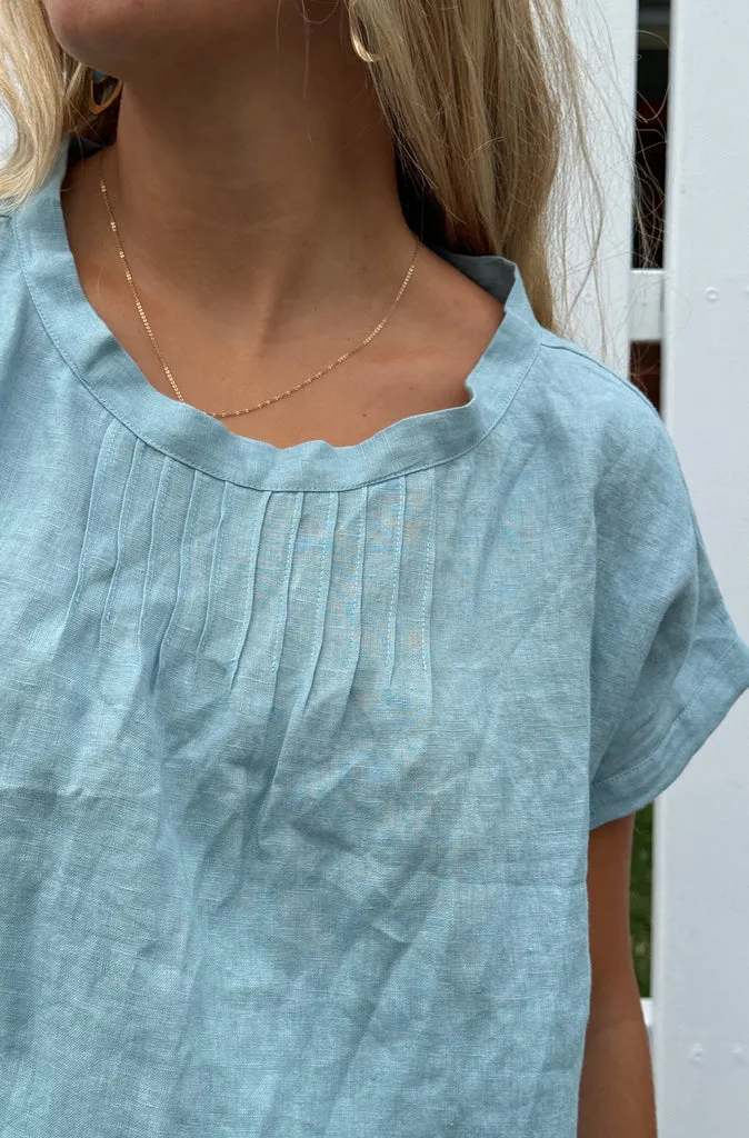 Muse Ophelia Top in Blue