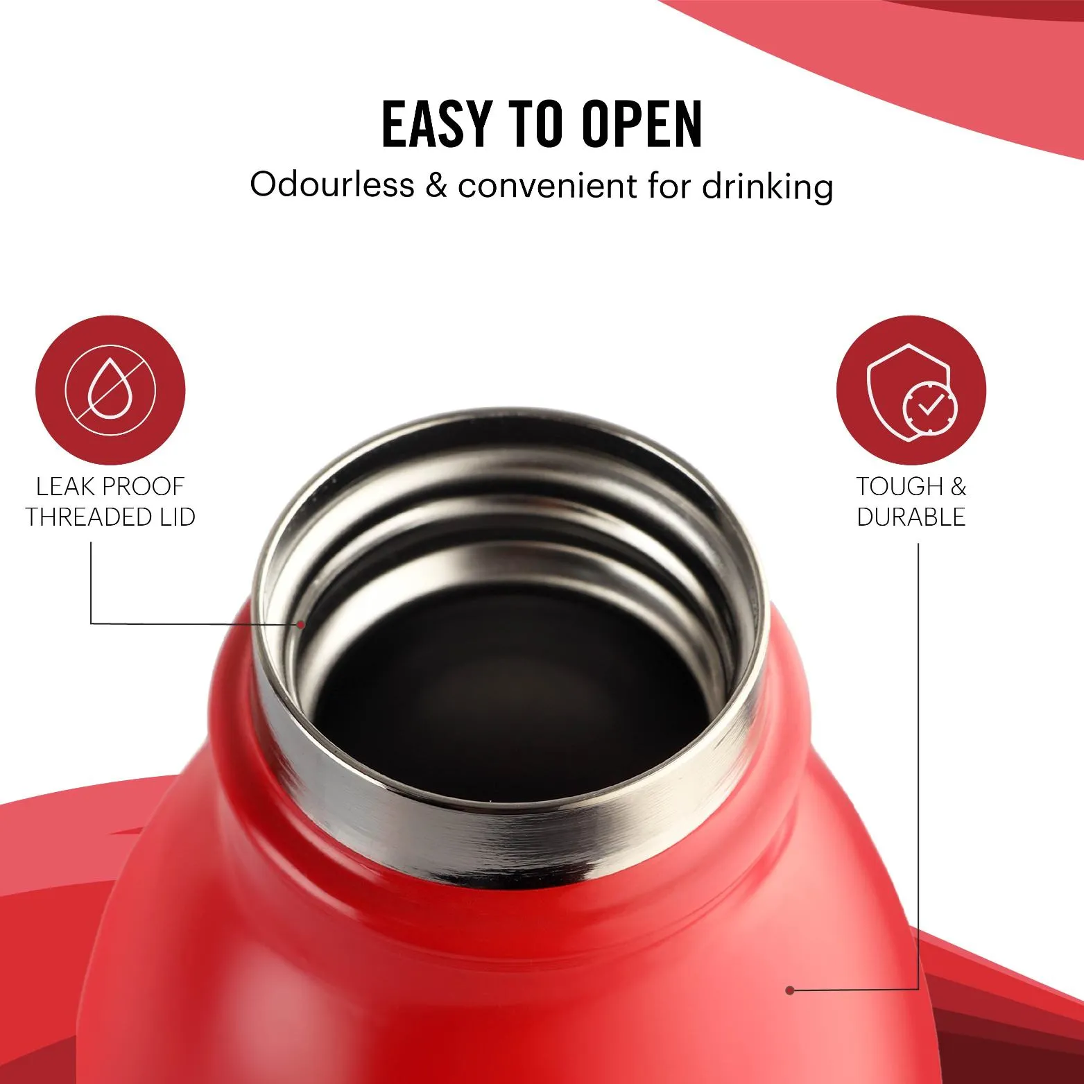 Nios Flask, Vacusteel Water Bottle, 500ml