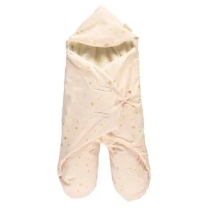 Nobodinoz Kiss Me Baby / Car Seat / Stroller Wrap Gold Stella Dream Pink