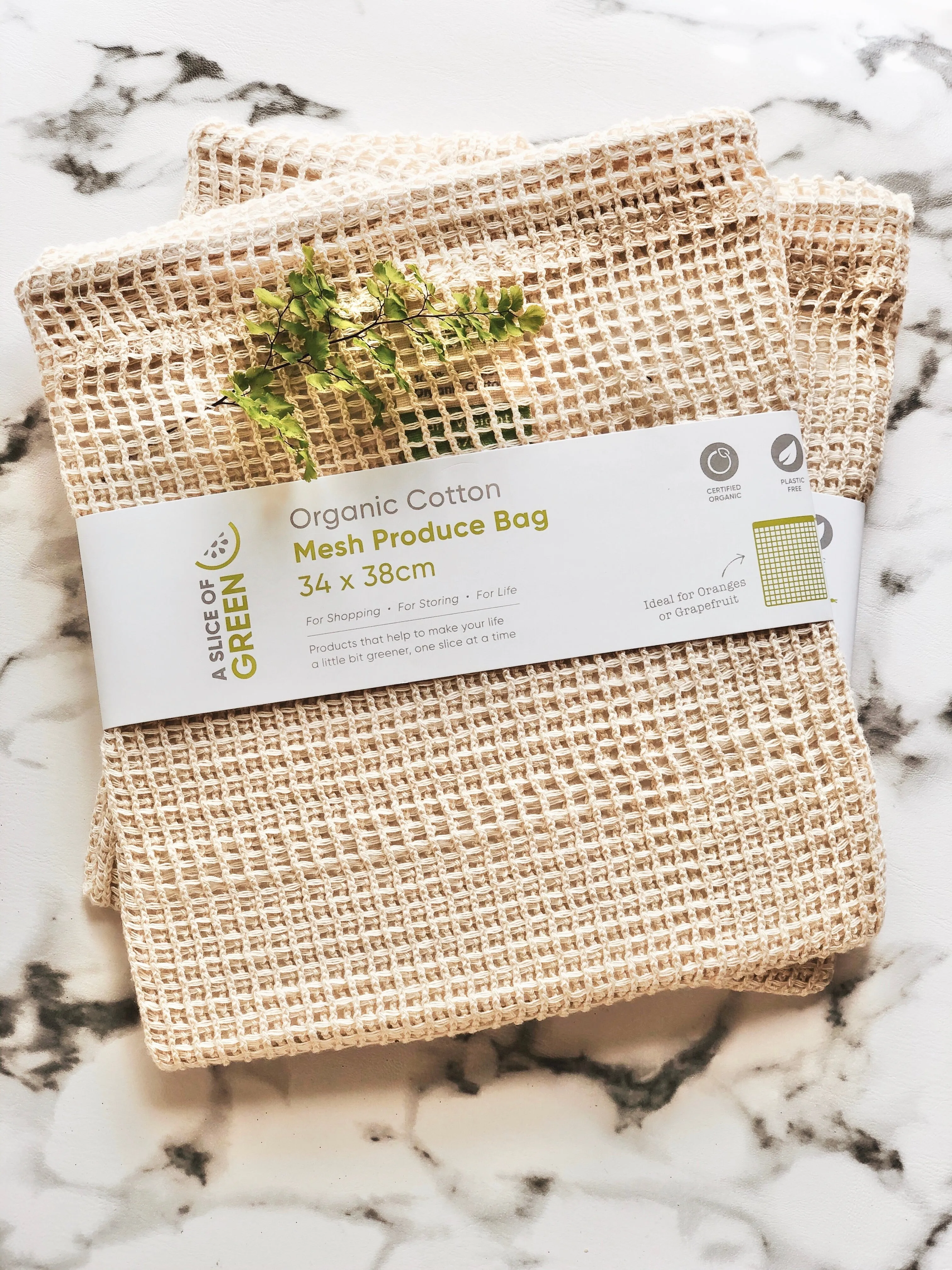 Organic Cotton Mesh Produce Bag