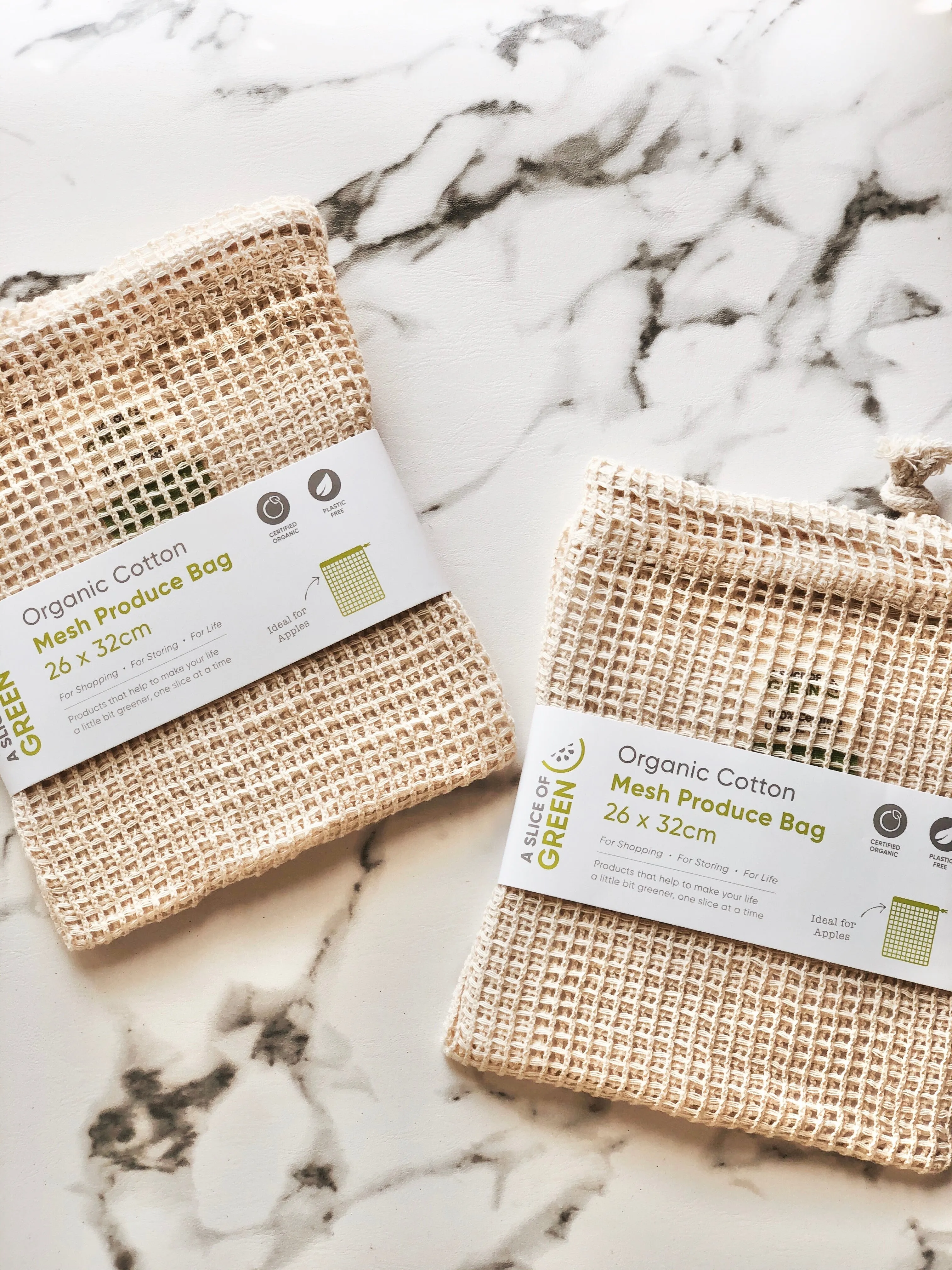 Organic Cotton Mesh Produce Bag