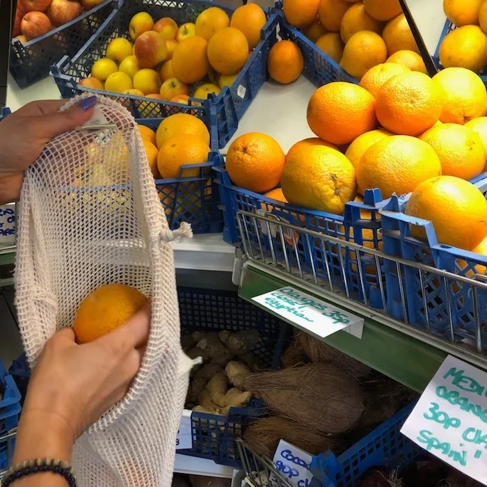 Organic Cotton Mesh Produce Bag