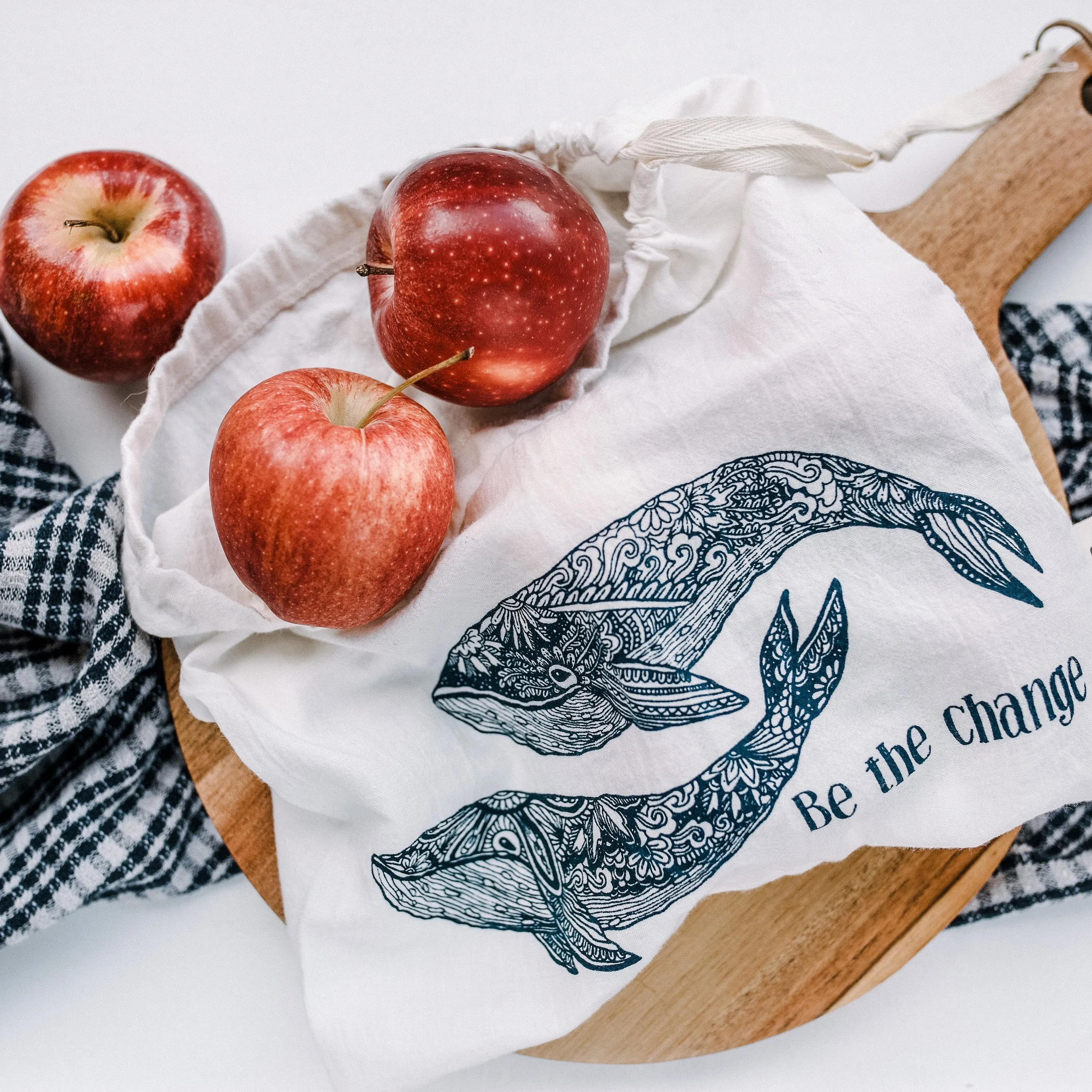Organic Cotton Reusable Kitchen Essentials Gift Set