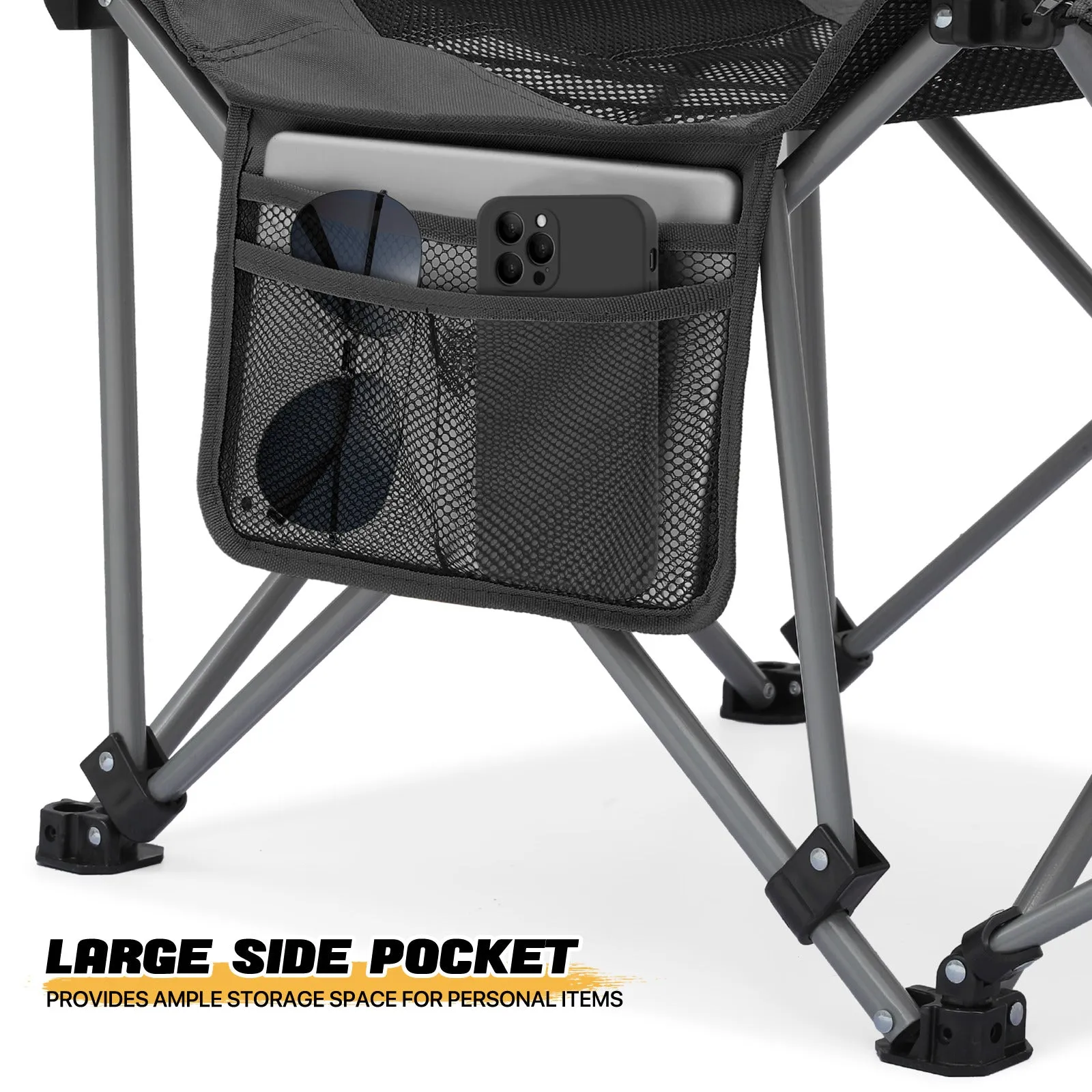 Outdoor Camping Chairs - Steel Tube - Oxford Fabric - 2P