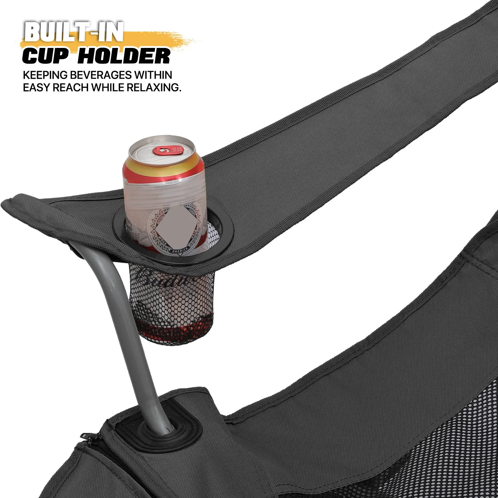 Outdoor Camping Chairs - Steel Tube - Oxford Fabric - 2P