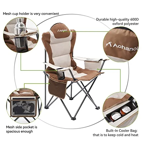 Outdoor Folding Chairs 2 Pack, supports up to 300lbs.