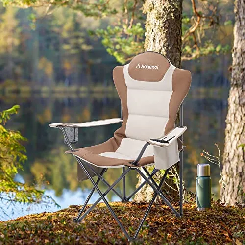Outdoor Folding Chairs 2 Pack, supports up to 300lbs.