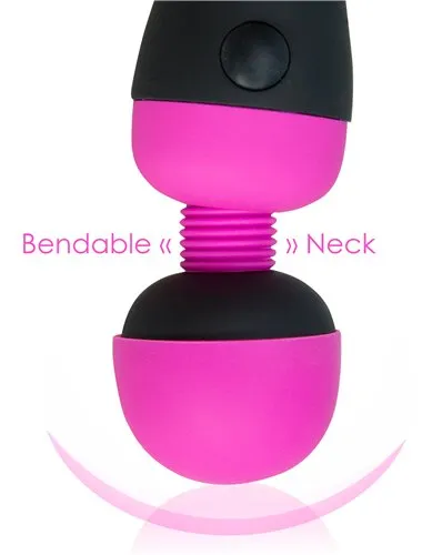 Palm Power Massager Fuschia Rechargeable Waterproof