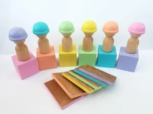 Pastel building blocks