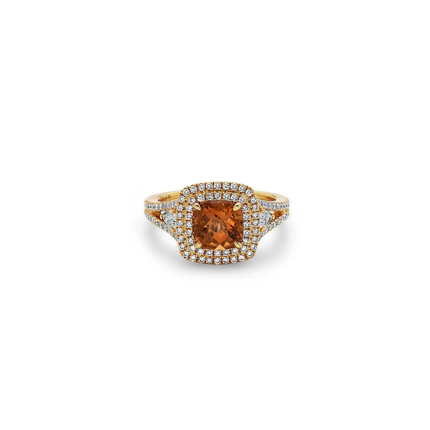 Pastel Diamond Petit Cushion Ring
