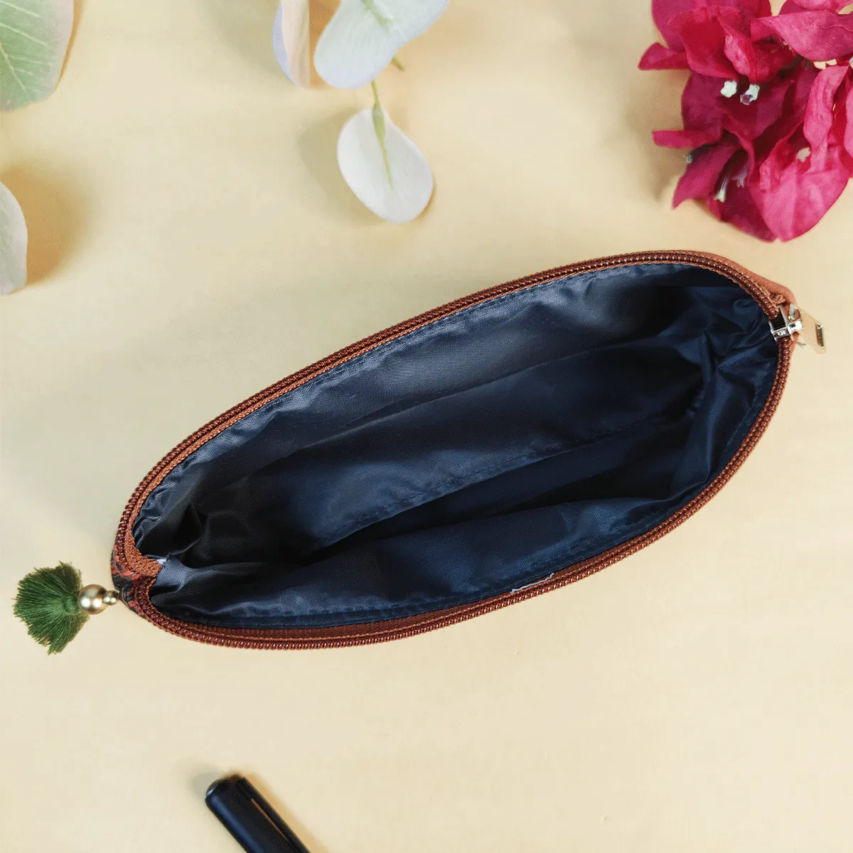 Peachy Chic Combo- Sling, Mini Wallet, Passport Case, Pouch