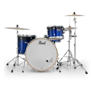 Pearl Decade Maple 3pc Drum Set w/24bd Kobalt Blue Fade