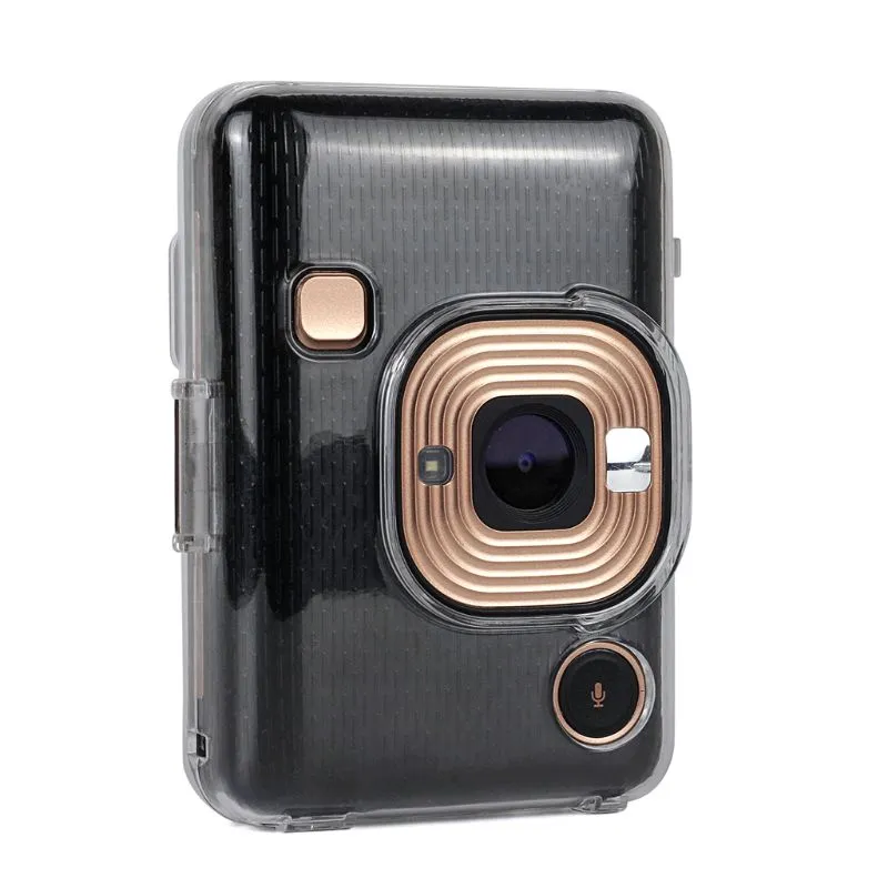 Pikxi CL-01 (CL01) Fujifilm Instax LiPlay Instant Camera Clear Transparent Case White