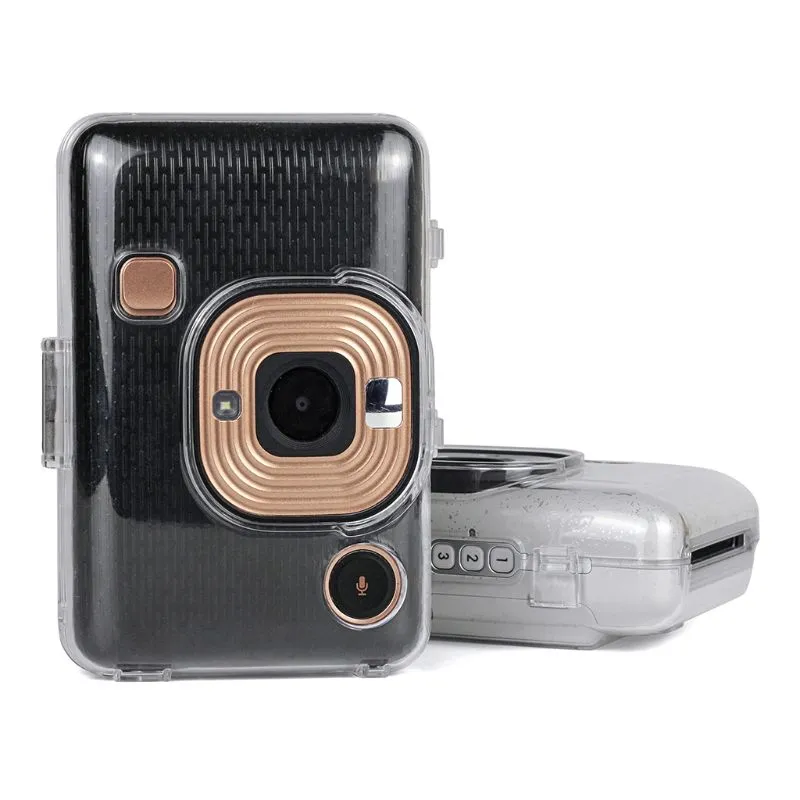Pikxi CL-01 (CL01) Fujifilm Instax LiPlay Instant Camera Clear Transparent Case White