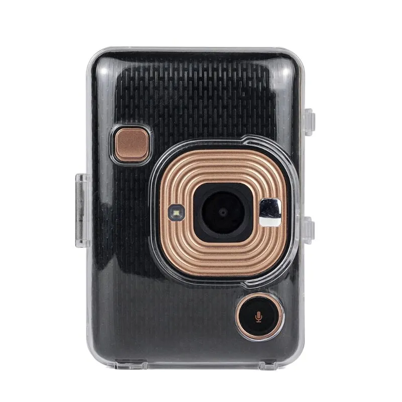 Pikxi CL-01 (CL01) Fujifilm Instax LiPlay Instant Camera Clear Transparent Case White