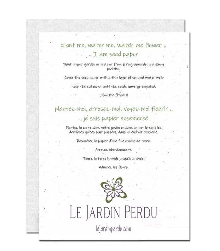 Plantable Birthday Card - The Mouse & Butterfly