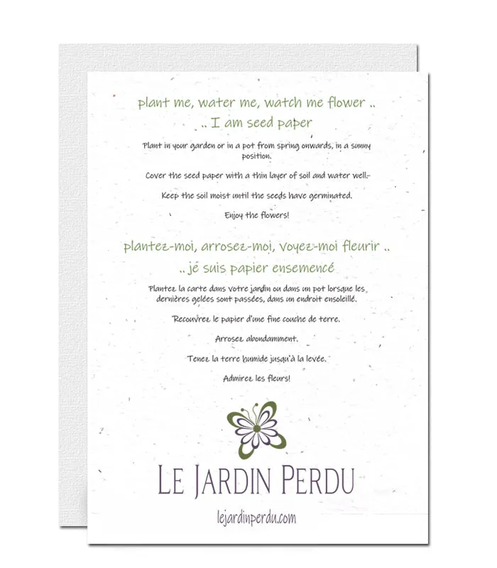 Plantable Mother's Day Card - Afternoon Tea