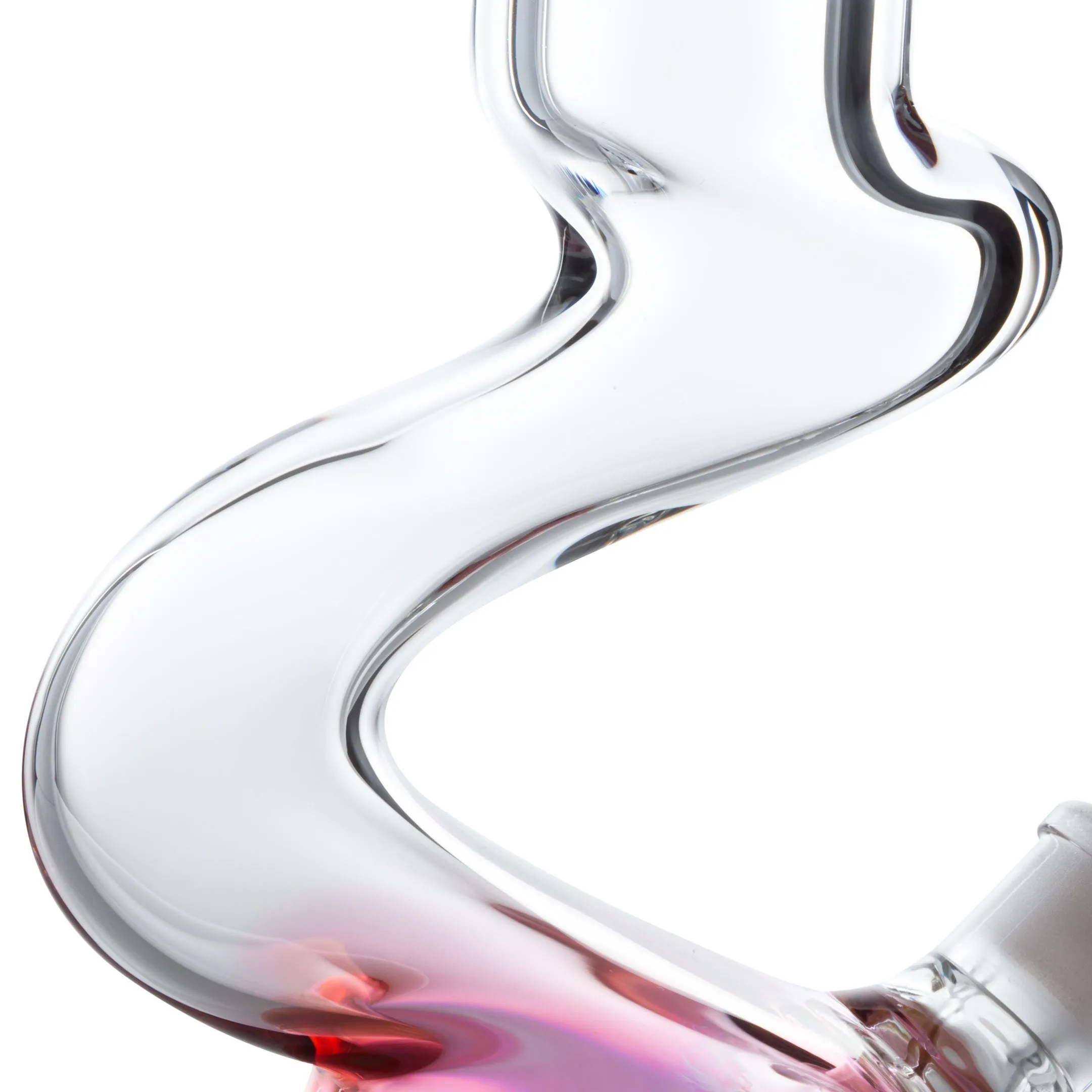 Raven Glass 12in Wavy Fumed Beaker Bong