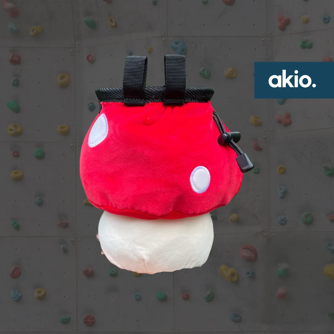 Red Mushroom Chalk Bag
